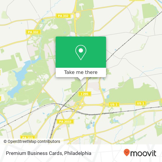 Mapa de Premium Business Cards