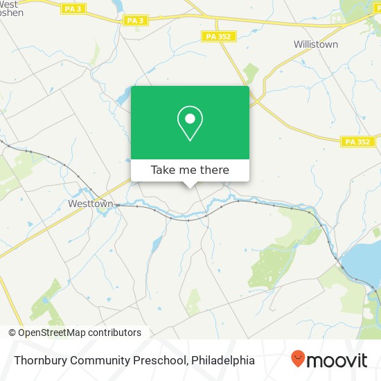 Mapa de Thornbury Community Preschool