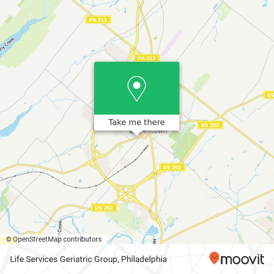 Life Services Geriatric Group map