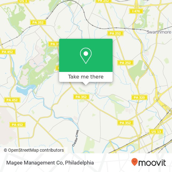 Mapa de Magee Management Co
