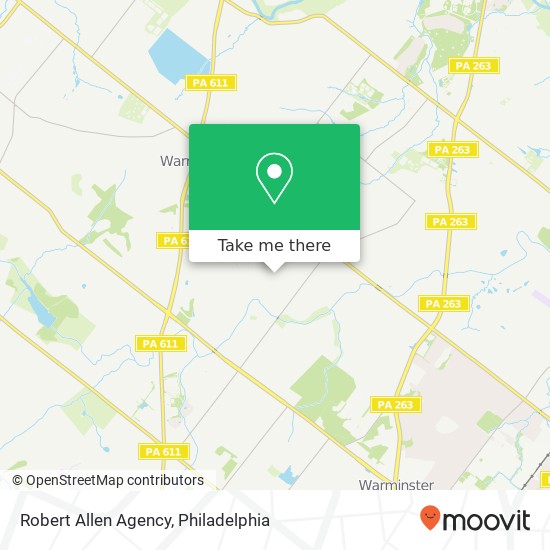 Robert Allen Agency map