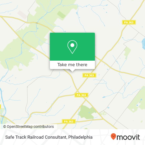 Safe Track Railroad Consultant map