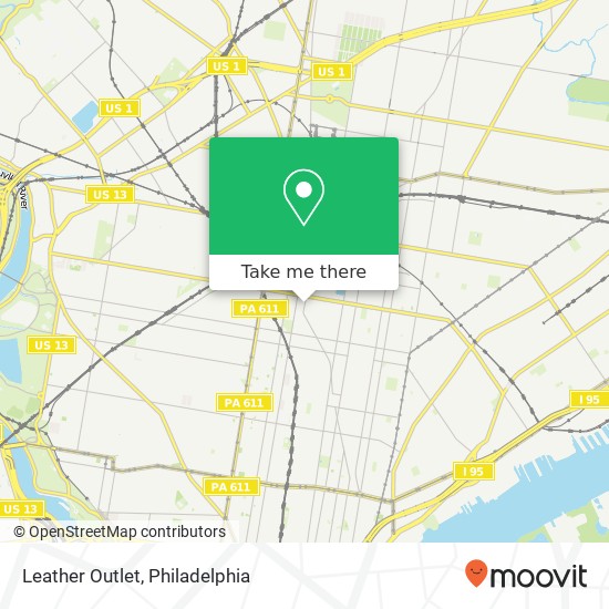 Leather Outlet map