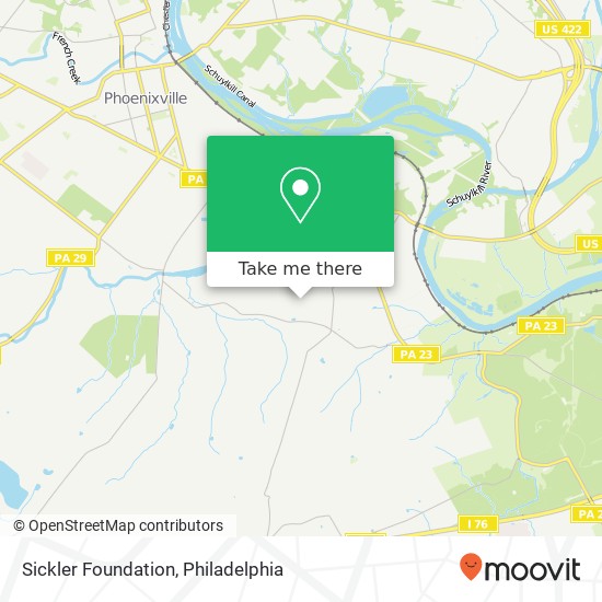 Sickler Foundation map