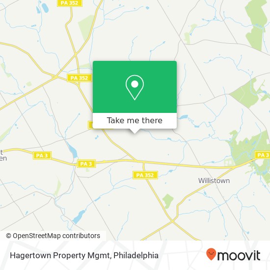 Hagertown Property Mgmt map