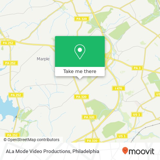 Mapa de ALa Mode Video Productions