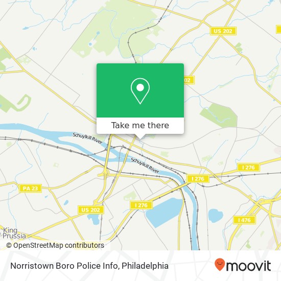 Norristown Boro Police Info map