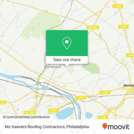 Mapa de Mc Keevers Roofing Contractors