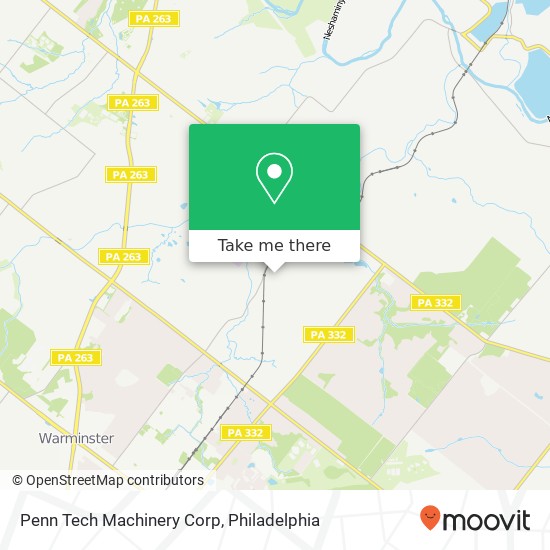 Mapa de Penn Tech Machinery Corp