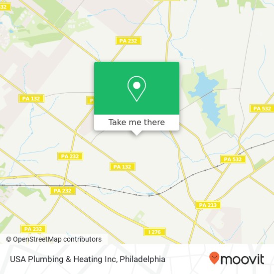 Mapa de USA Plumbing & Heating Inc