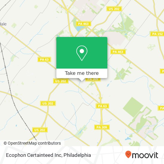 Ecophon Certainteed Inc map
