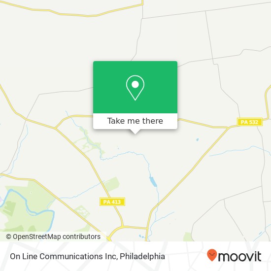 Mapa de On Line Communications Inc