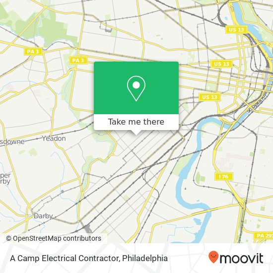 Mapa de A Camp Electrical Contractor