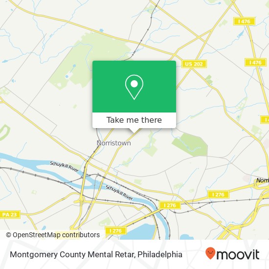 Montgomery County Mental Retar map