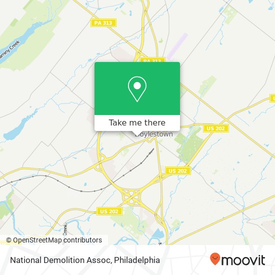 National Demolition Assoc map