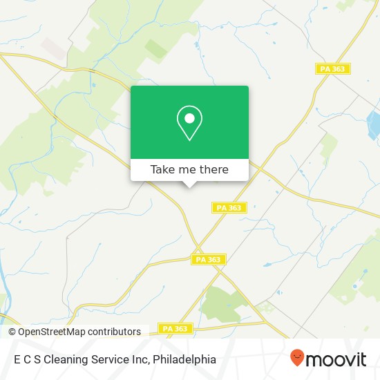 E C S Cleaning Service Inc map