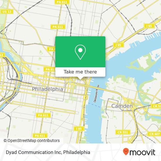 Dyad Communication Inc map