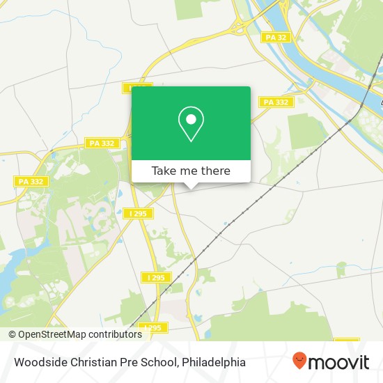 Mapa de Woodside Christian Pre School