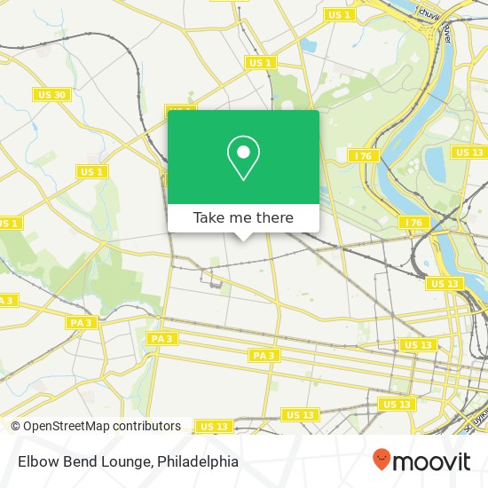 Mapa de Elbow Bend Lounge