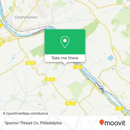 Spector Thread Co map