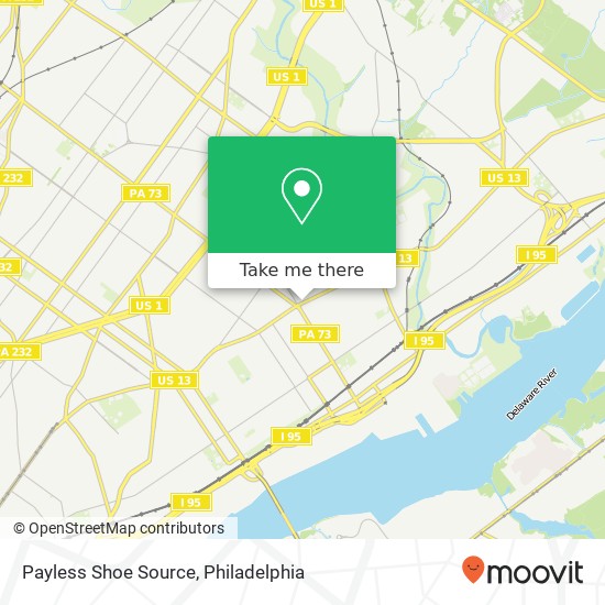 Payless Shoe Source map