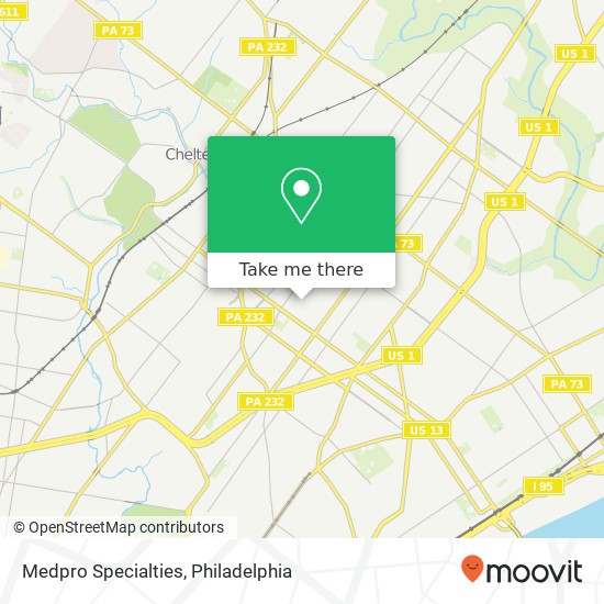 Medpro Specialties map