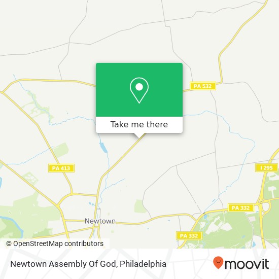 Newtown Assembly Of God map