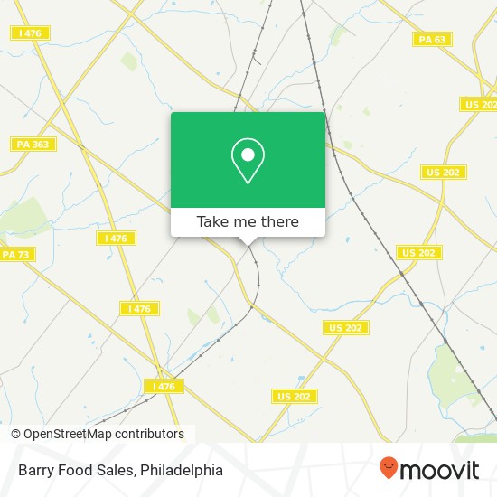 Mapa de Barry Food Sales