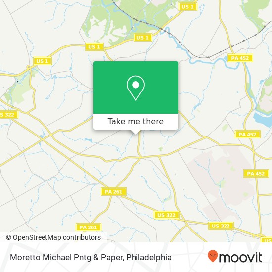 Moretto Michael Pntg & Paper map