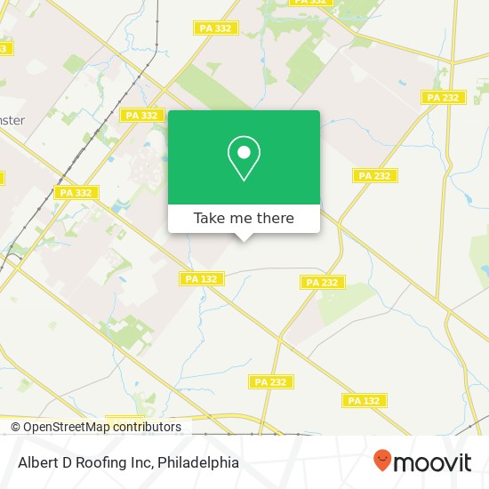 Albert D Roofing Inc map