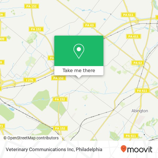 Veterinary Communications Inc map