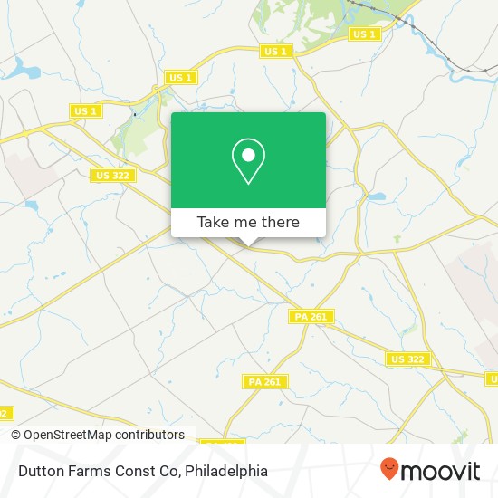 Dutton Farms Const Co map