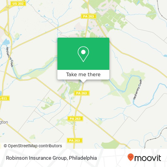 Mapa de Robinson Insurance Group