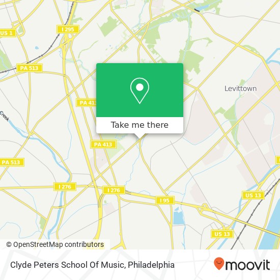 Clyde Peters School Of Music map