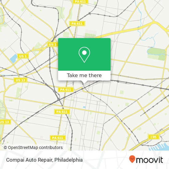 Mapa de Compai Auto Repair