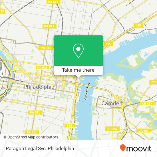 Paragon Legal Svc map