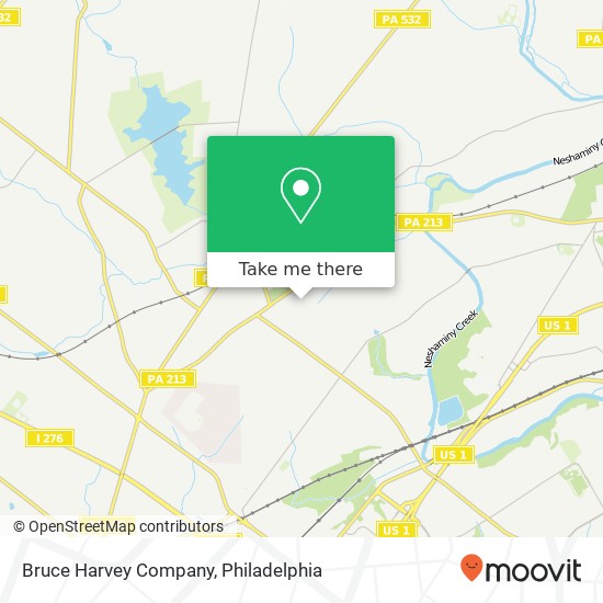 Bruce Harvey Company map