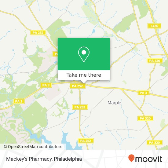 Mackey's Pharmacy map