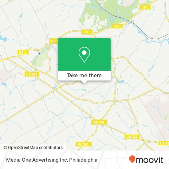 Media One Advertising Inc map