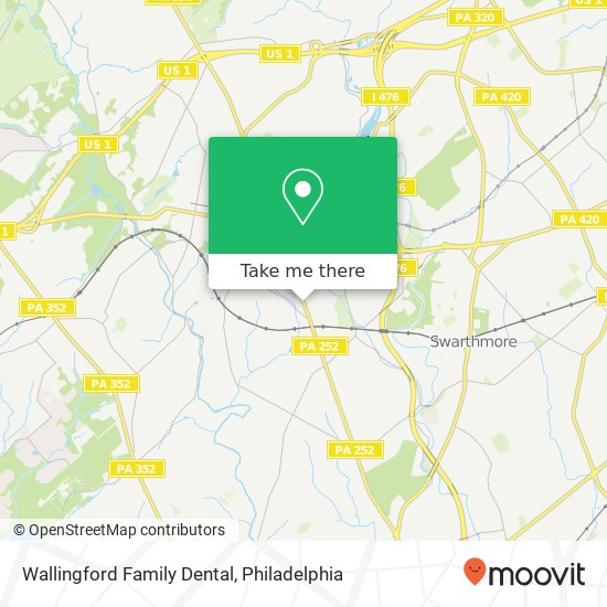 Mapa de Wallingford Family Dental
