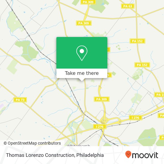 Mapa de Thomas Lorenzo Construction