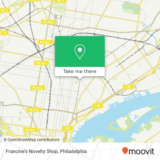 Francine's Novelty Shop map