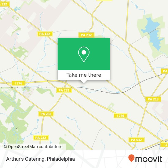 Arthur's Catering map