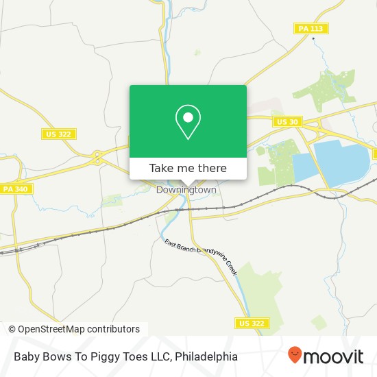 Mapa de Baby Bows To Piggy Toes LLC