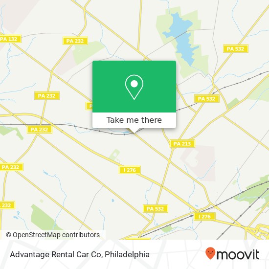 Mapa de Advantage Rental Car Co