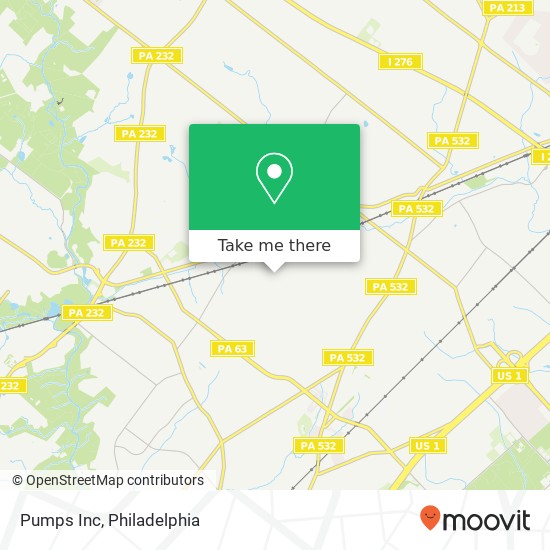 Pumps Inc map