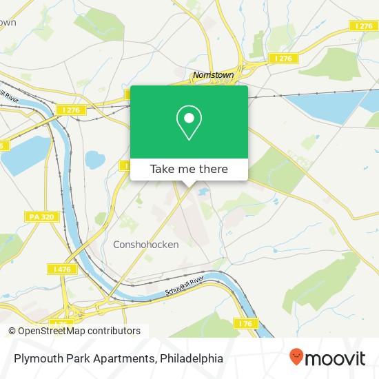Plymouth Park Apartments map