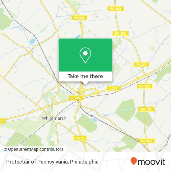 Mapa de Protectair of Pennsylvania