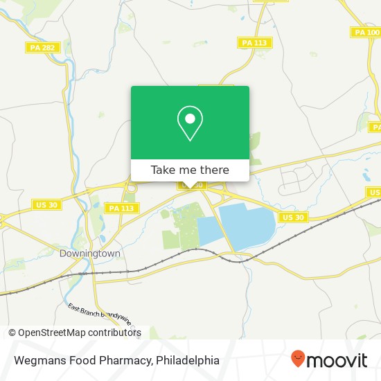 Mapa de Wegmans Food Pharmacy