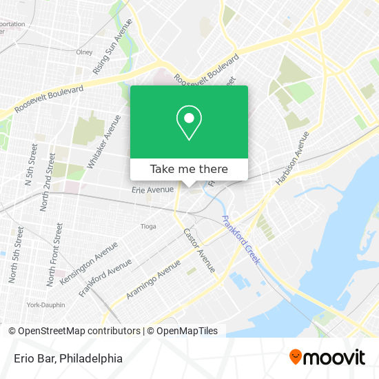 Erio Bar map